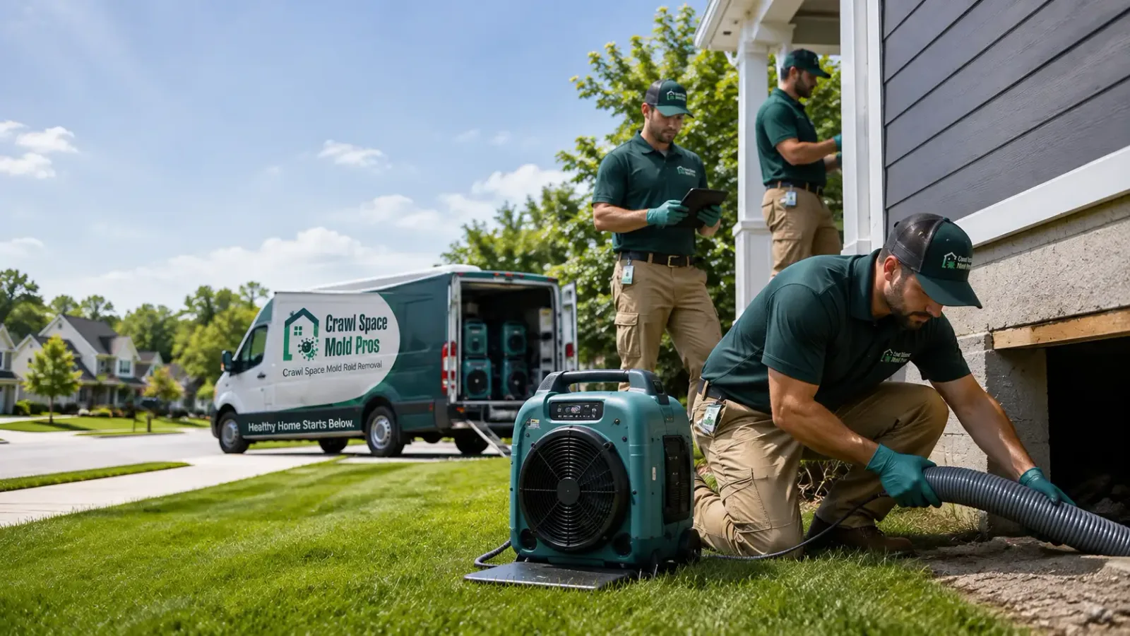 Crawl Space Mold Removal in Langworthy, IA